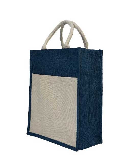 JB04 Jute Bag Navy Blue